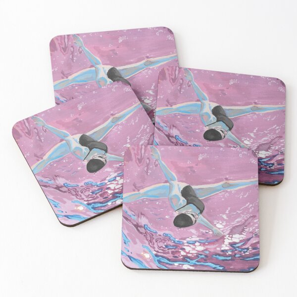Item preview, Underwater Swimmer Painting designed and sold by Bridget Koza.