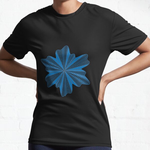 Trippy Decorative Pattern Active T-Shirt