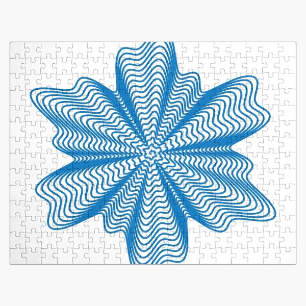 Trippy Decorative Pattern Jigsaw Puzzle