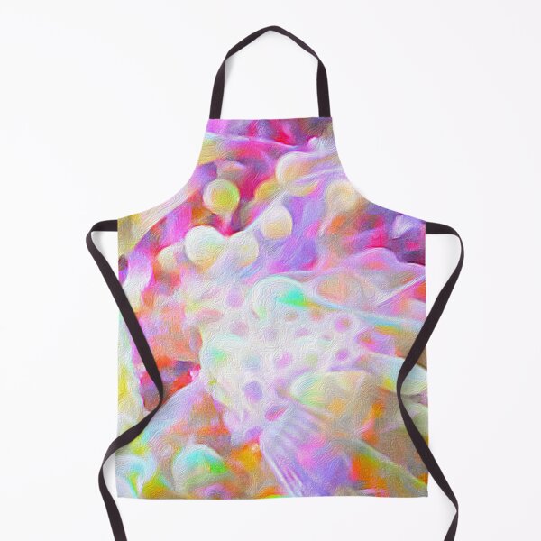Item preview, Inner World - Abstract Digital Painting - Magical Pattern of Atoms and Particles in Purple and Fuchsia designed and sold by PiperArtDesign.