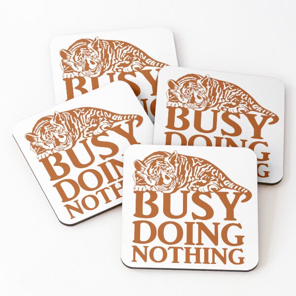 Item preview, Busy doing nothing - laying tiger designed and sold by Forever-Design.