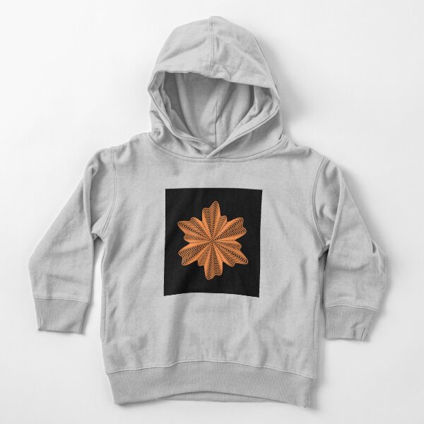 Trippy Decorative Pattern Toddler Pullover Hoodie