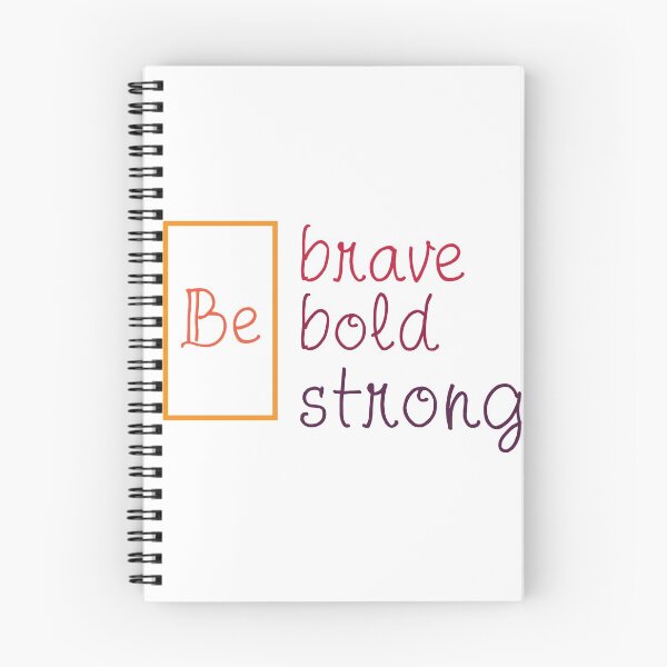 Item preview, be brave, be bold, be strong designed and sold by hourrianouar.