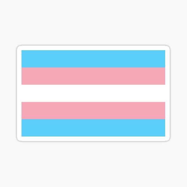 Transgender Pride Flag Sticker