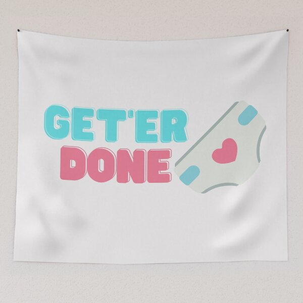 Item preview, Get'er done! baby diaper designed and sold by Arinom.