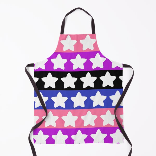 Item preview, Genderfluid Pride Star Pattern designed and sold by QueerShop.