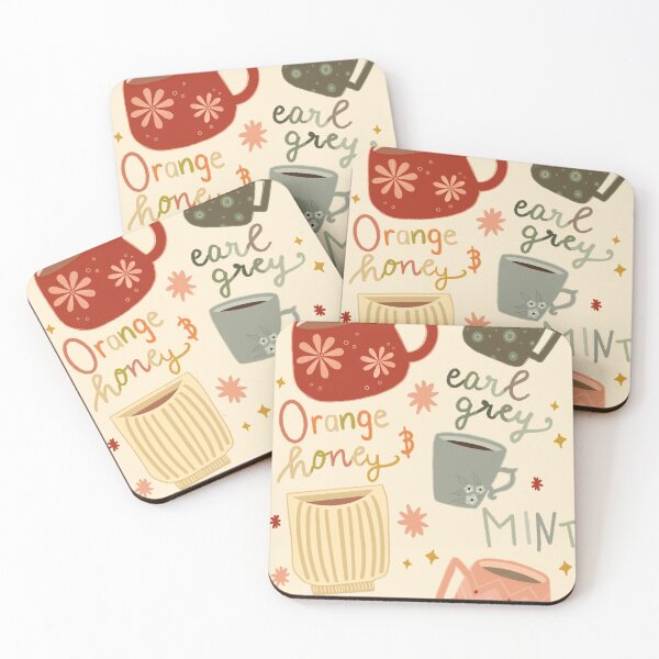 Item preview, Tea Sorts Poster Illustration designed and sold by LINNEAWALLSTEN.