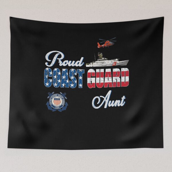 Item preview, Proud Coast Guard Aunt US Military Shirt Mothers Day Women t-shirt USCG Veterans Day 4th of July Patriotic  Gift designed and sold by Genesis68.