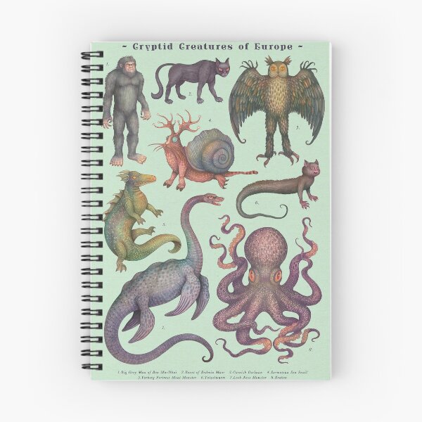 Item preview, Cryptids of Europe, Cryptozoology species designed and sold by Cabinet Of Curiosities by Vlad.