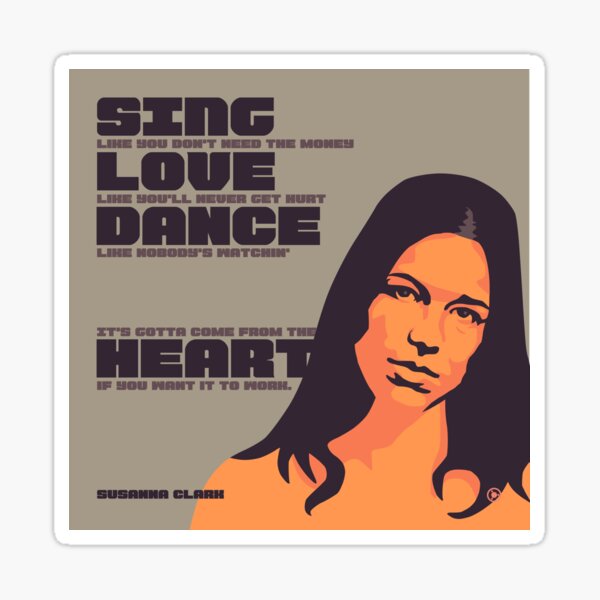 Susanna Clark Sticker