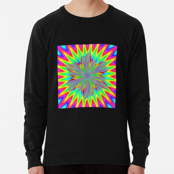 Trippy Decorative Pattern Lightweight Sweatshirt