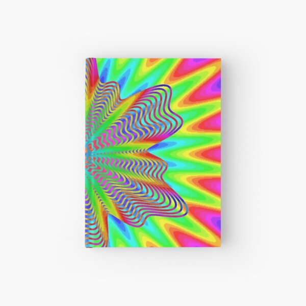 Trippy Decorative Pattern Hardcover Journal
