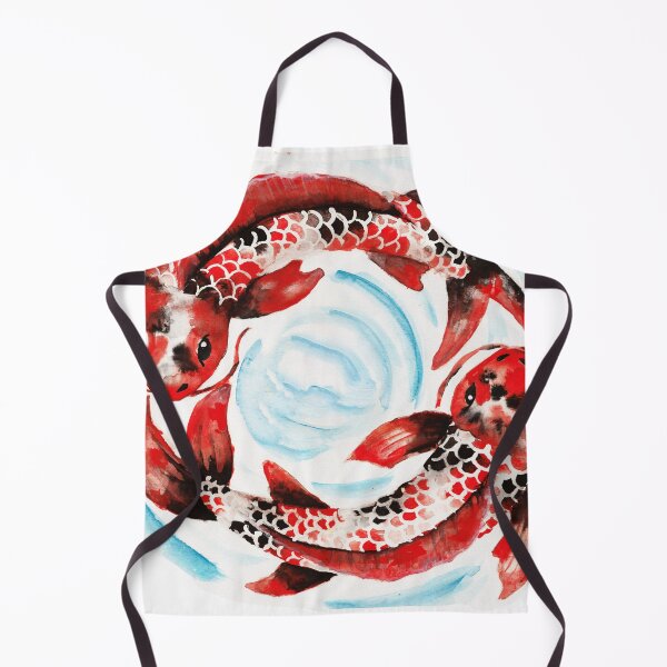 Item preview, Watercolor - Japanese koi designed and sold by Karolien Kenis.