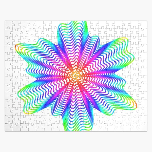 Trippy Decorative Pattern Jigsaw Puzzle