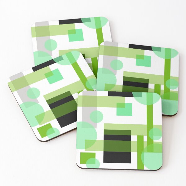 Item preview, Suprematism Green Abstract Composition designed and sold by Ankerd.