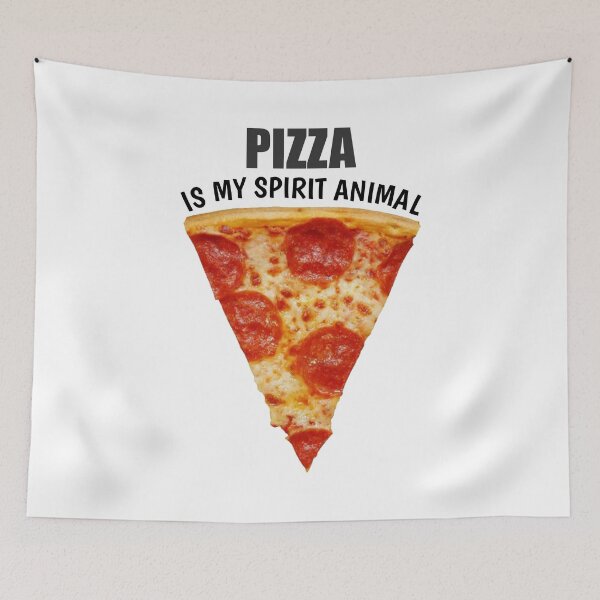 Item preview, Pizza is my spirit animal designed and sold by RocketshSD.