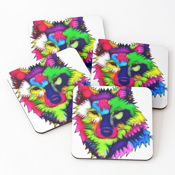 Item preview, Abstract Wolf Portrait (Dark) designed and sold by MundaneVestment.