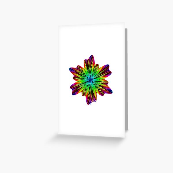 Trippy Decorative Pattern Greeting Card