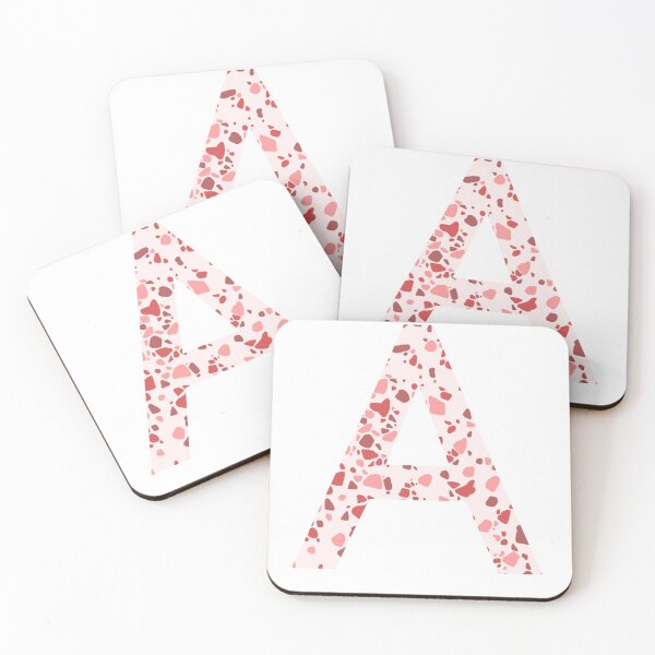 Item preview, Pink Terrazzo Initial A designed and sold by Ally Gracie.