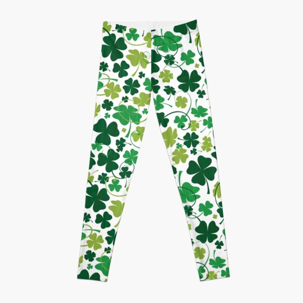 Leprechaun St Patrick's Leggings, St Patrick's Day Leggings, Clover Leggings,  Four Leaf Clovers, Shamrock Leggings,irish Leggings -  Canada