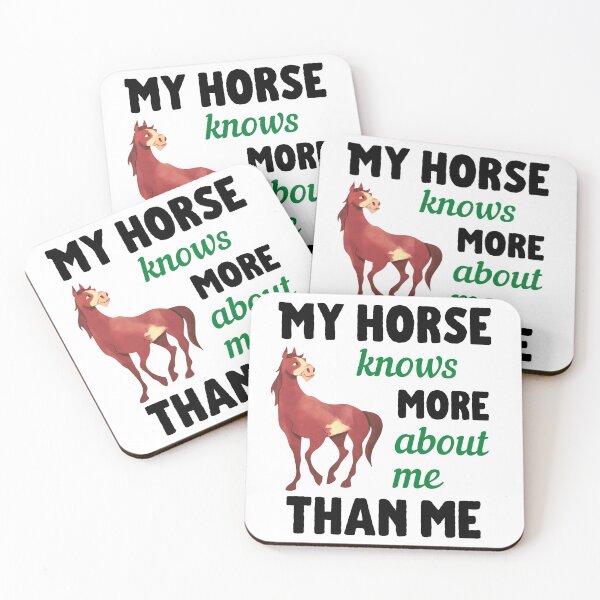 Item preview, My Horse Knows More About Me Than Me designed and sold by 2MdesignStore.