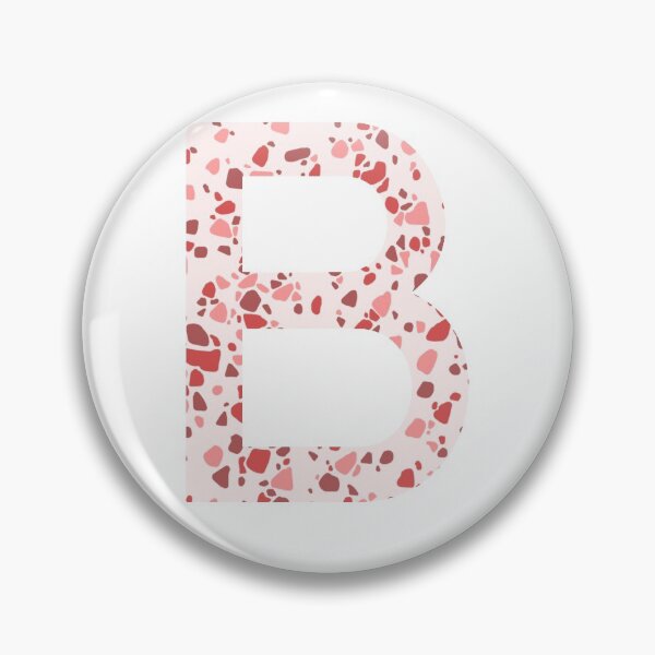 Item preview, Pink Terrazzo Initial B designed and sold by Ally Gracie.