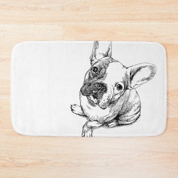 Item preview, Cute French Bulldog Puppy designed and sold by InkyArtStudio.