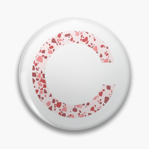 Item preview, Pink Terrazzo Initial C designed and sold by Ally Gracie.