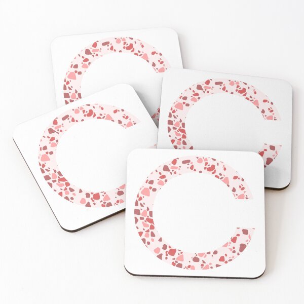 Item preview, Pink Terrazzo Initial C designed and sold by Ally Gracie.