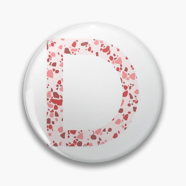 Item preview, Pink Terrazzo Initial D designed and sold by Ally Gracie.