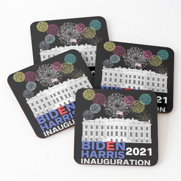 Aperçu de l'œuvre Biden Victory Inauguration 2021 Célébration de l'événement Fireworks créée et vendue par MERCH HQ.