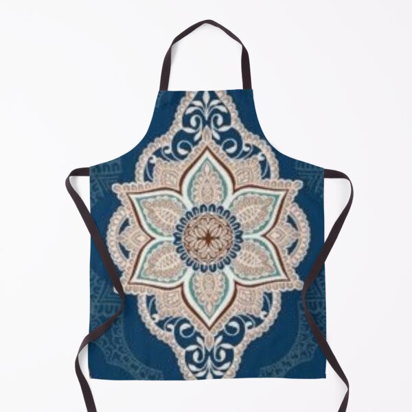 Aperçu de l'œuvre Motif abstrait bleu avec fleur créée et vendue par astrunb5.