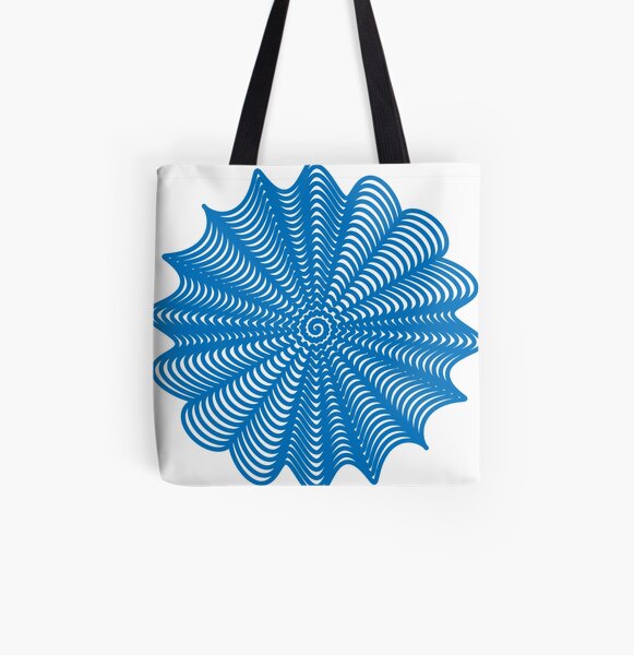 Trippy Decorative Pattern All Over Print Tote Bag
