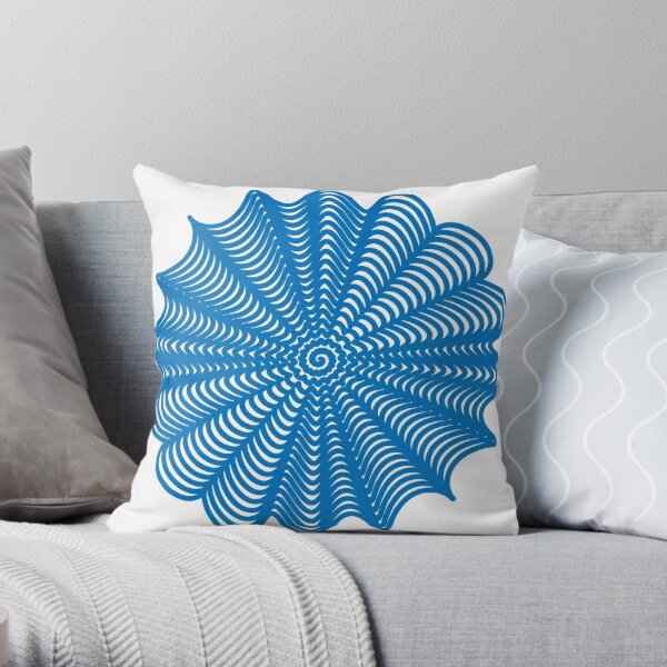 Trippy Decorative Pattern Throw Pillow