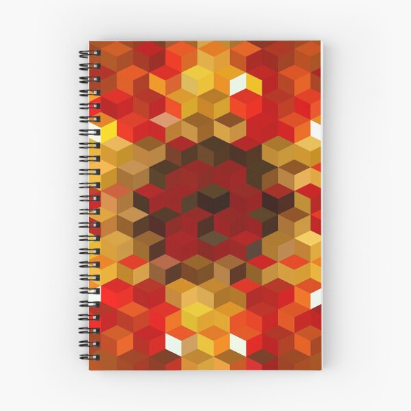 Item preview, Cute Red And Grey Gradient Cubes funny gift for digital art lovers  designed and sold by AYACHI90.