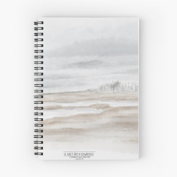 Item preview, A Grey Downeast Day - Narraguagus Pleasant River Marshes designed and sold by Nicolashj.