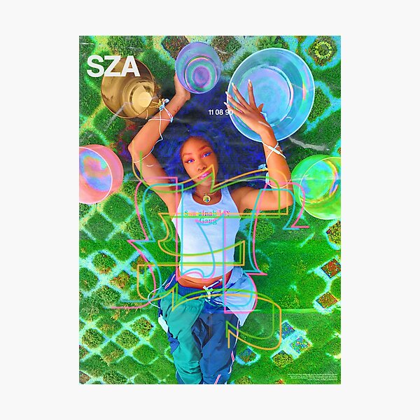 SZA SATURATED POSTER Photographic Print