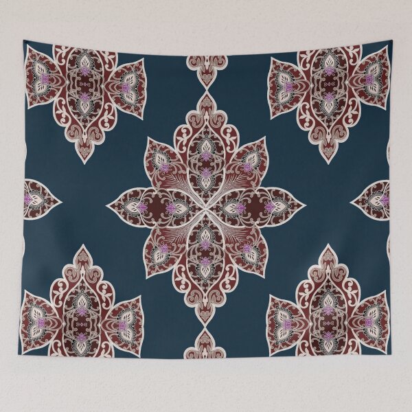 Item preview, Amazing abstract diamond pattern with blue background designed and sold by astrunb5.