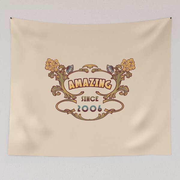 Item preview, AMAZING SINCE 2006 birthday gift art nouveau floral vintage designed and sold by leepianti.