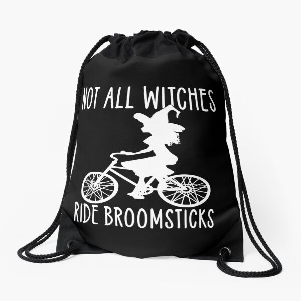 Item preview, Not all Witches Ride Broomsticks Bicycle Riding Cheeky Witch® designed and sold by cheekywitch.