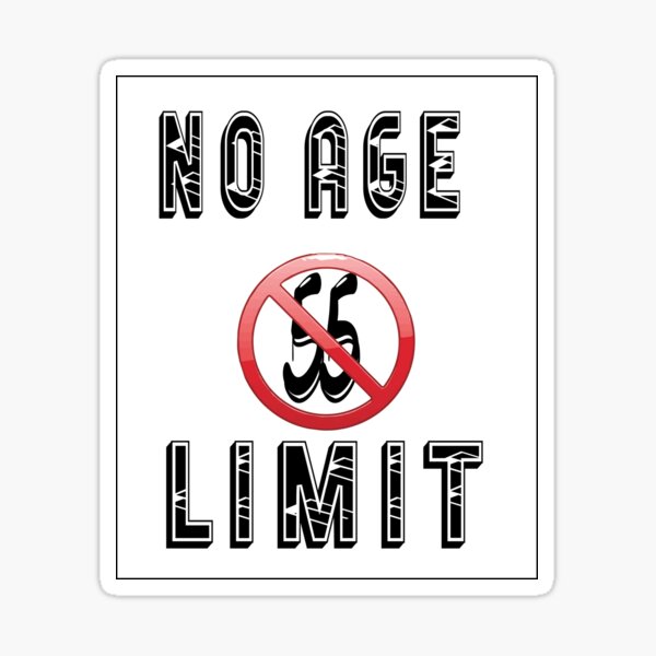 no-age-limit-essential-t-shirt-sticker-by-mouadstore1-redbubble