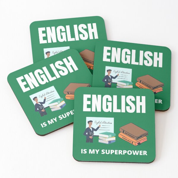 Item preview, English is my superpower designed and sold by fev-rocks.