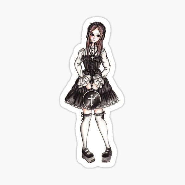 Artikel-Vorschau von Alte Schule Gothic Lolita, designt und verkauft von mszombi.