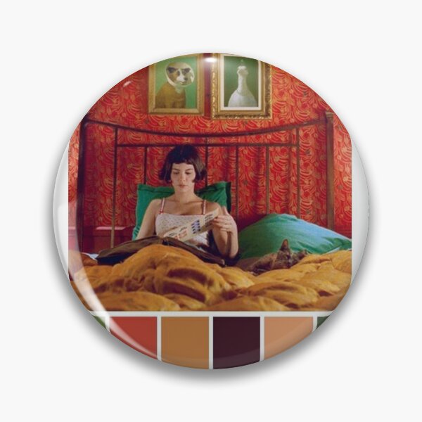 Item preview, Amelie Poulain colour palette designed and sold by Cinemalover.