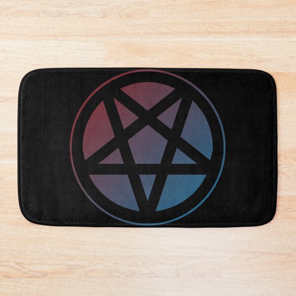 Item preview, Inverted Pentagram Red/Blue Color Gradient | Satanic designed and sold by Godstomper.