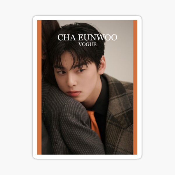 CHA EUNWOO (차은 우) EDITAR Pegatina