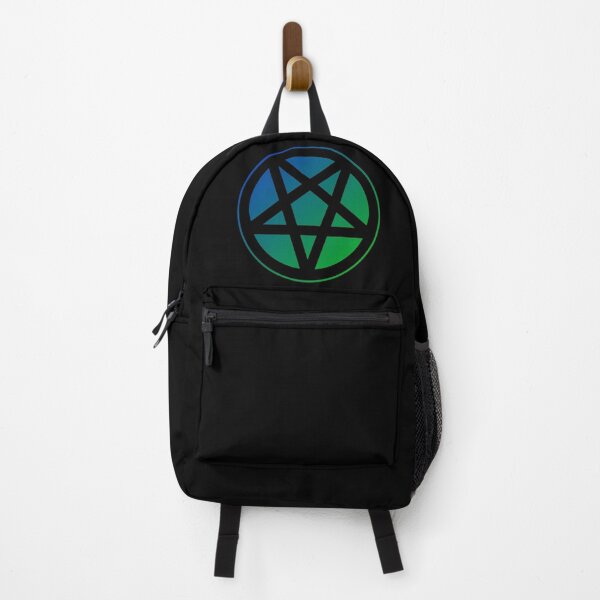 Item preview, Inverted Pentagram Blue/Green Color Gradient | Satanic designed and sold by Godstomper.