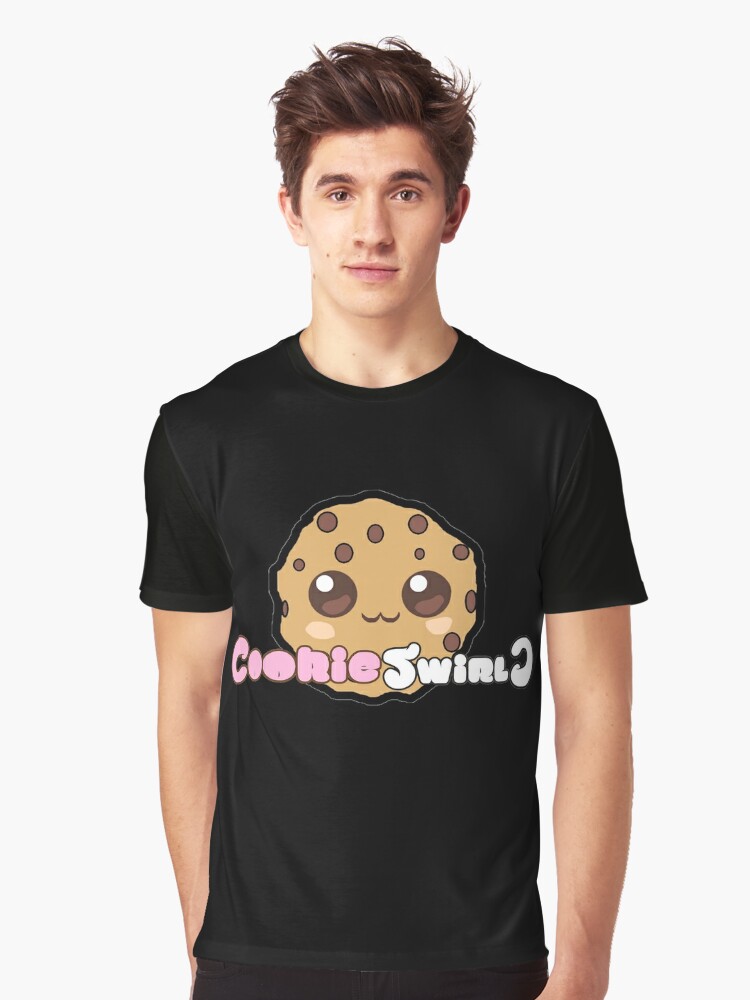 Cookie Swirl C Roblox Black T Shirt By Totkisha1 Redbubble - cookie swirl c shirt in roblox