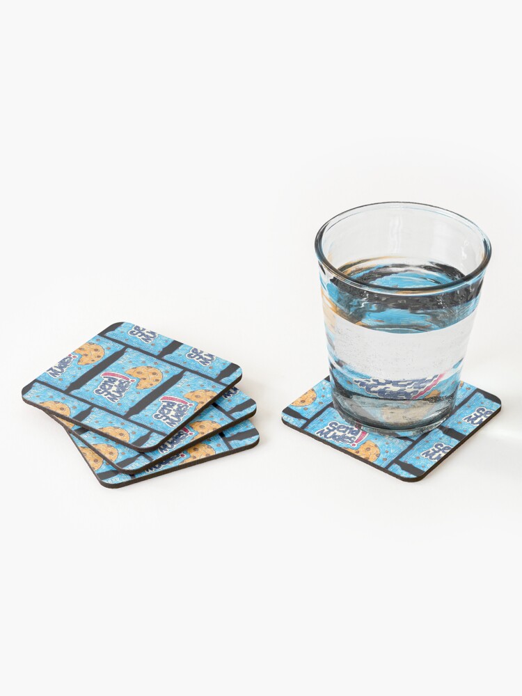 Alternate view of Send Nudes! (Black) Coasters (Set of 4)