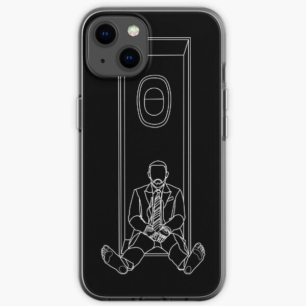Mac Miller Swimming Paper Drawing Black iPhone Soft Case